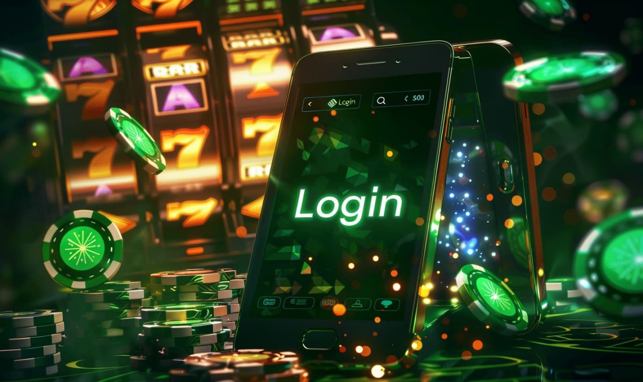 Responsible gaming reminder on a mobile app style casino interface